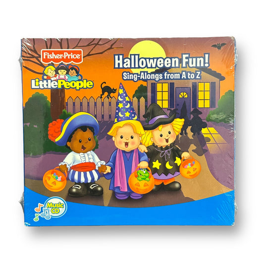NEW! Halloween CD Fisher-Price Little People Sing Along A to Z Alphabet Fun