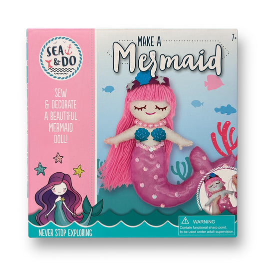 NEW! Sea & Do Learn-to-Stitch Mermaid Craft Kit