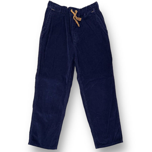 Hanna Andersson Size 10 Youth Boys Pull On Elastic Waist Navy Corduroy Pants