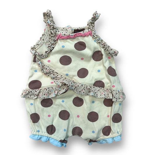Rabbit Moon Baby Girl Size 9-12 Months Sleeveless One Piece Shorts Romper