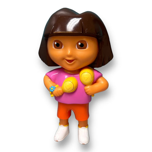 Dora The Explorer Doll Clip-On Plastic 5 inch Figure with Sound