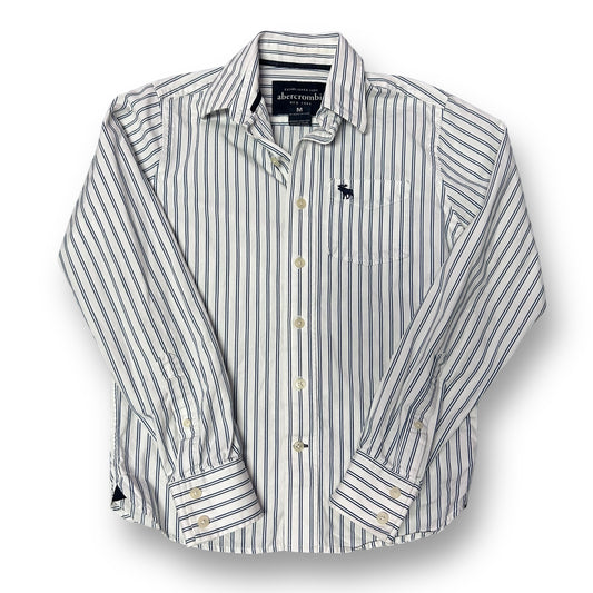 Boys Abercrombie Kids Size 12 Striped Long Sleeve Button Down Shirt