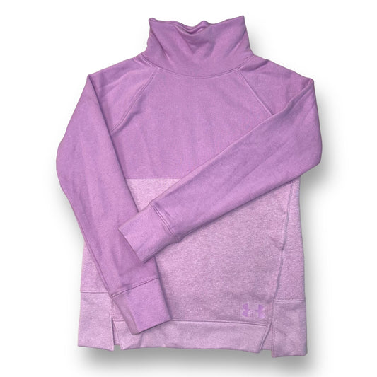 Under Armour Girls Size 10/12 Youth Medium Activewear Lilac Pullover Sweatshirt