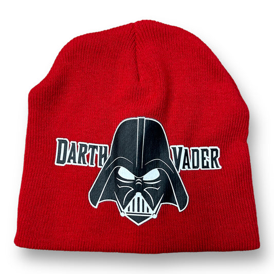 Star Wars Beanie Red Knit Darth Vader Kids Hat One Size Fits All
