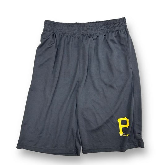 Boys Size 14/16 Youth Activewear Black Pittsburgh Pirates Baseball Shorts