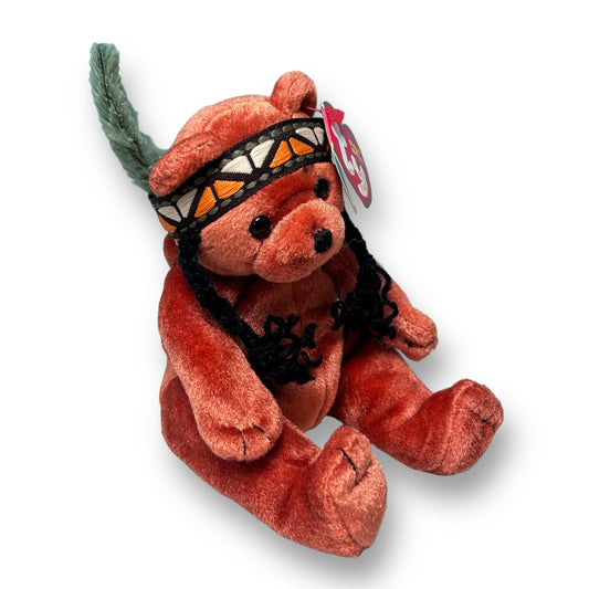Little Feather Bear TY Beanie Baby Collectible Plush