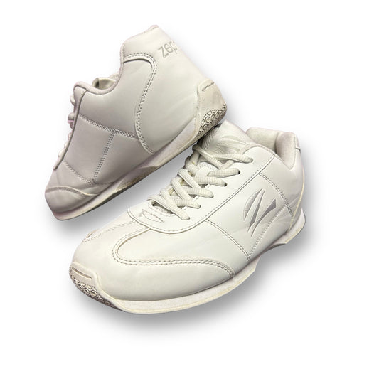 Zephz Cheerleading Shoes Girls Youth Size 6 White Tennis Shoes