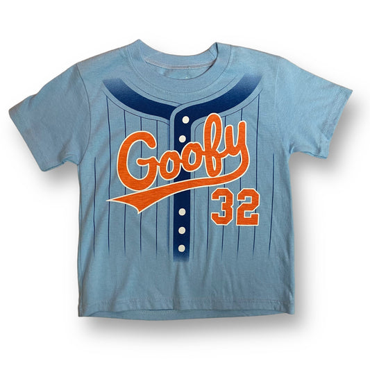 Boys Disney World Shirt Size 4T Goofy Character Short Sleeve Tee