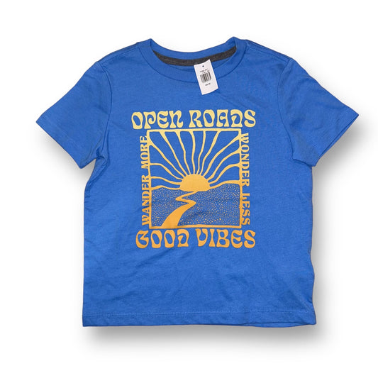 NEW! Old Navy Boys Size 5 Light Blue Good Vibes T-Shirt