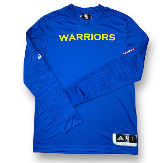 Youth NBA Golden State Warriors Shirt Size 12/14 Royal Blue Long Sleeve Top