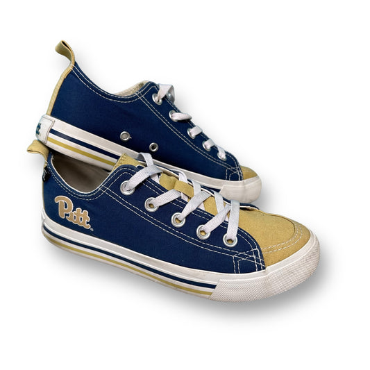 PITT PANTHERS Youth Girls Tennis Shoes Size 6 College Football Sneakers