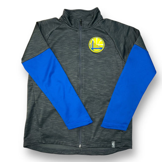 NBA Youth Large Golden State Warriors Size 12/14 Zippered Warm Up Jacket