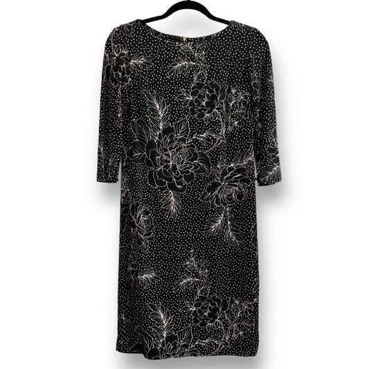 A Pea in the Pod Size XS Black Print Maternity Dress